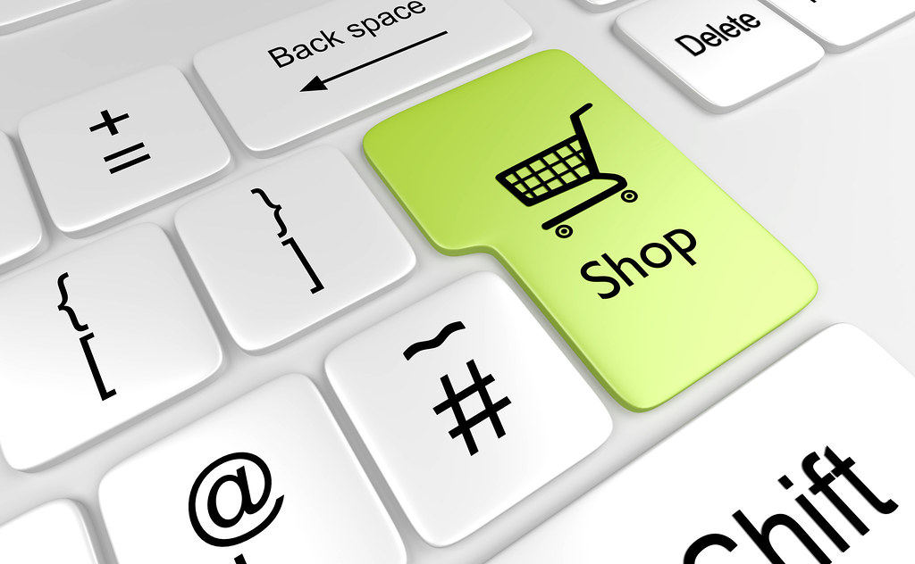 eCommerce Online Shopping Computer Keyboard