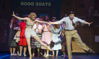 Actors performing on stage