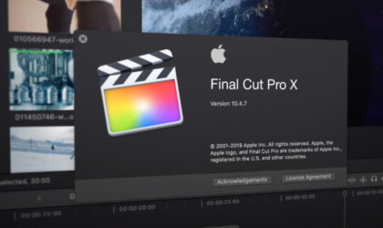 video editing software like final cut pro