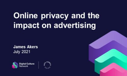 Webinars Online privacy and the impact on advertising by James Akers