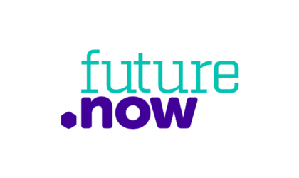 Research Articles FutureDotNow logo in green and blue