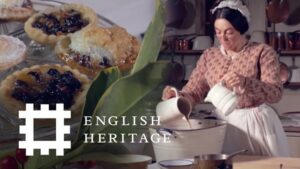 The image is an example of a festive recipe social media campaign from English heritage. 