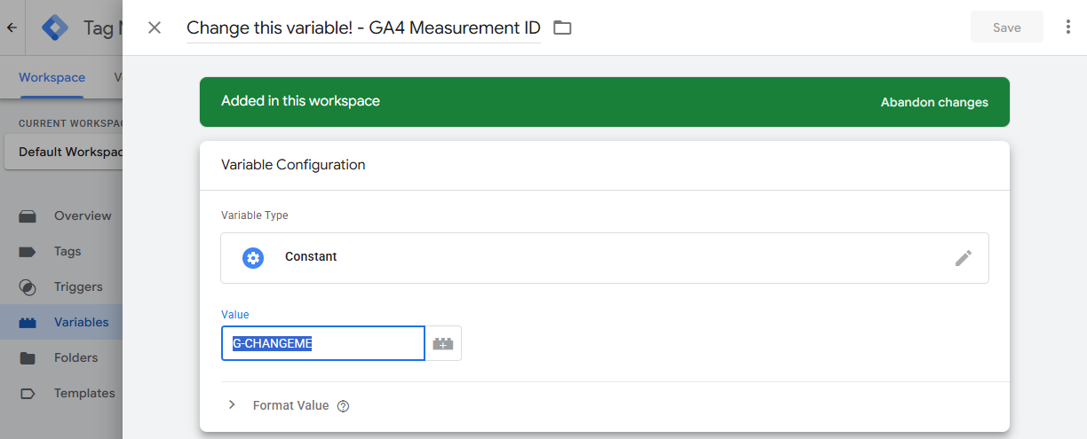 Spektrix Measurement ID Variable