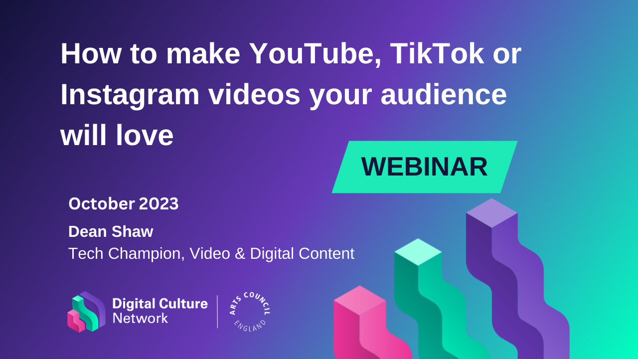 Webinar recording - How to make , TikTok or Instagram