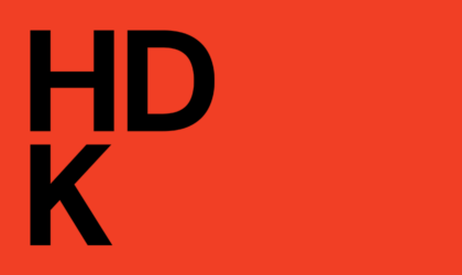 HDK logo in red and black